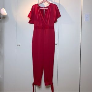 Fuchsia jumpsuit